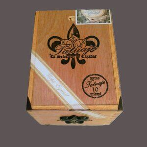 Suenos de Saundra Upcycled, RARE TATUAJE Cigar Box, Decor/ Storage